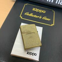 ZIPPO ジッポー AFRICAN CONTINENT COMPASS アフリカ大陸 コンパスBIG METAL ビッグメタル貼り ANTIQUE BRASS アンティークブラス 1997年製_画像3