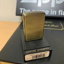 ZIPPO ジッポー ZIPPO BOTTOMS ジッポー底面 ANTIQUE BRASS アンティークブラス 1994年製 未使用_画像3