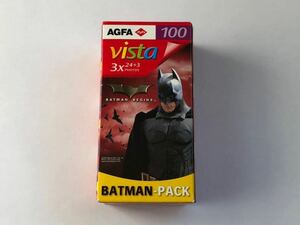 アグファ AGFA VISTA100 24枚撮り3本パック バットマンパック 期限2008/3 未開封