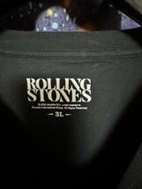 THE ROLLING STONES ロンT 長袖シャツ ブラック 黒 唇 ローリングストーンズ ミックジャガー Mick Jagger 古着 パンク ロック バンド_画像2