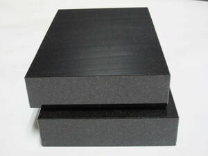 高級黒御影石オーディオボード　200×150×40＝2枚組(インド産クンナム石）