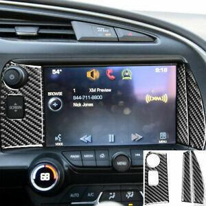 CORVETTE C7 カーボンファイバー GPS L CD SIDE パネル DECOR トリム CHEVROLET 2014-2019 WSP474