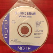 CLIFFORD BROWN / memorial album BLUE NOTE 1256 24bit by RVG 紙ジャケ_画像6