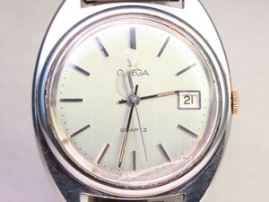 ■♪価格高騰!資産価値！ジャンク メンズビンテージ高級超レア！ OMEGA オメガ Seamaster シーマスターデート クオーツ