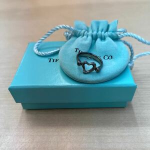 【1円 〜スタート】TIFFANY＆Co ティファニー エルサペレッティ オープンハート リング SV 925