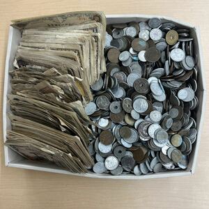 【1円〜スタート】日本古銭 紙幣 硬貨等々 未選別品 おまとめ約6,358g
