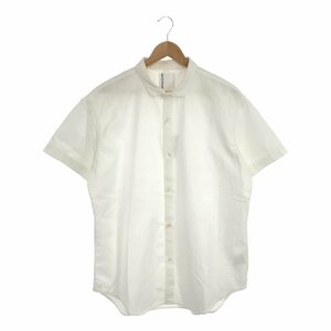 BRU NA BOINNE 4466 半袖シャツ Lサイズ SCグランパシャツ ワイドシルエット レギュラーカラー