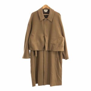 タグあり YOKE ヨーク YK19AW0049C 3WAY BAL COLLAR SHARE COAT バルカラーシェアコート Mサイズ ショートブルゾン ラップスカート