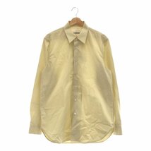 JIL SANDER ジルサンダー HS JM BM 0005 REGULAR COLLAR SHIRT レギュラーカラーシャツ 長袖シャツ トップス 39 ライトイエロー_画像1