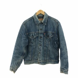 USA製 70's ビンテージモデル LEVI'S リーバイス 3rd デニムジャケット Gジャン トラッカーズ サイズ消え ブルー ブランケットライナー