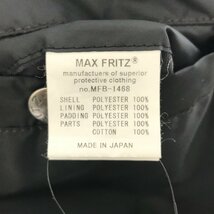 MAXFRITZ マックスフリッツ MFB-1468 キルティング中綿ジャケット ブルゾン アウター リバーシブル ロゴプリント ブラウン/ブラック_画像5