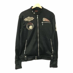 INDIAN MOTORCYCLE Indian Moto cycle BETTY BOOPbeti collaboration Single Rider's Hsu red a jacket blouson L black 