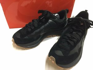 箱付 NIKE ナイキ × SACAI サカイ 2021 DD1875-001 別注 コラボ VAPORWAFFLE ヴェイパーワッフル スニーカー 26cm BLACK/GUM