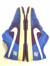 箱・タグ付 NIKE ナイキ UNDEFEATED アンディフィーテッド 2021 DH6508-400 コラボ DUNK LOW SP ダンク ロー スニーカー 28.5cm BLUE_画像7