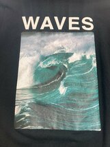 MARCELO BURLON マルセロバーロン CMBB007S18630200 WAVES HOODIE ウェイブ フーディー プルオーバーパーカー S ブラック バックプリント_画像7