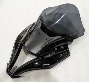 ★カワサキ　NINJA250用（2013～2017年式） ZX10Rタイプ フロントマスク グロスブラック★Motozaaa