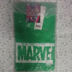 新品 UT Marvel グリーン・ホワイト ロゴ メンズTシャツ サイズXL エイジ・オブ・ウルトロン マーベル アイアンマン インフィニティウォー