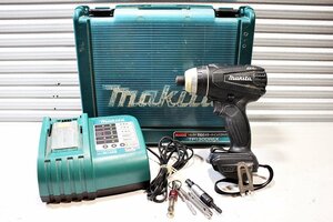 1円～【中古】makita マキタ 14.4V 4モードインパクトドライバ TP130D 本体 充電器 ケース