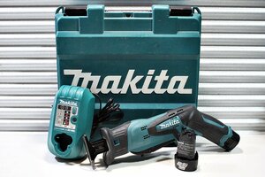 【中古】makita マキタ 10.8V 充電式レシプロソー JR101DW バッテリー×2個・充電器付