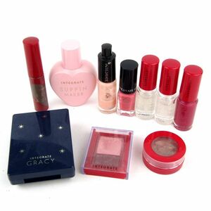  Shiseido eyeshadow etc. Integrate ....mei car liquid other 10 point set together large amount a little defect have lady's SHISEIDO