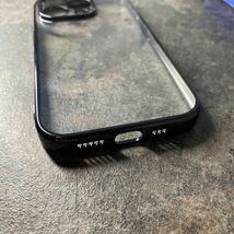 2312209☆ iPhone 14 Pro ケース クリア 全面保護 カバー アイフォン14Pro ソフト 透明 スマホケース TPU 薄型 耐衝撃 軽量 メッキ加工_画像9