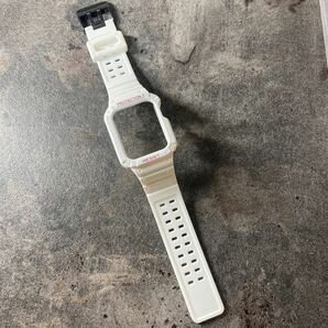 2316127☆ Apple Watch バンド/アップルウォッチバンド 38mm 40mm 41mm バンパーケース付き アップルウォッチ 一体型バンド Apple Watch8
