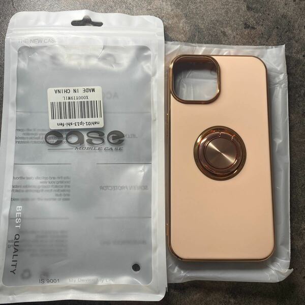 2316121☆ iPhone 13 ケース リング付き アイフォン13 リング カバー 全面保護 スマホケース TPU 耐衝撃 スタンド機能 ピンク