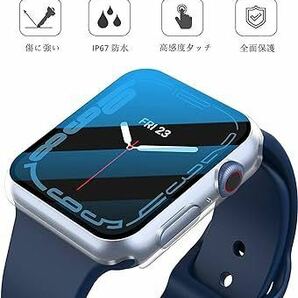2311155☆ ULOE 対応 Apple Watch Series 9/8/7/6/5/4/SE2/SE 44mm 用 防水ケース, 超薄型 クリアの画像5