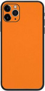 2302304 スキンシール iPhone11 Pro [オレンジ] 背面 保護 カバー フィルム ケース 日本製