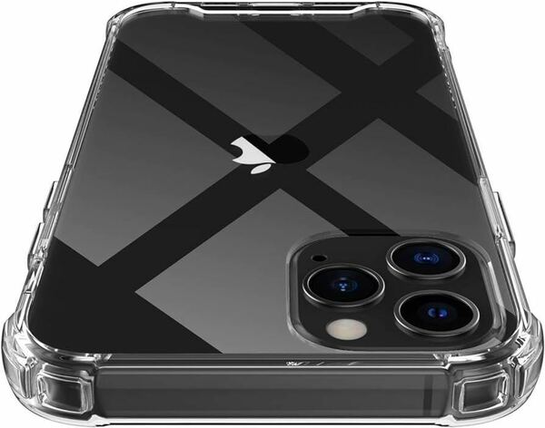 2310211 iPhone 12 Pro Max ケース クリア 薄型 指紋防止対策 耐衝撃 透明カバー 衝撃吸収 四隅滑り止め ワイヤレス充電対応 アイフォン