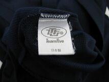 １円スタート 【極美品】TeamFive バスケットボールデザイン 長袖Tシャツ トレーニングウェア ネイビー メンズ Mサイズ ■L27636SSS24-10_画像5