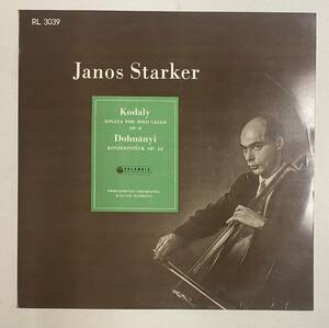 JANOS STARKER KODALY,SONATA FOR CELLO COLUMBIA RL 3039 JAPAN VINYL LP／1233