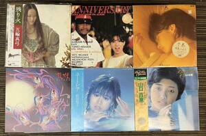 邦楽　ジャパニーズポップス／中古レコードまとめ50枚／中森明菜　松田聖子 山口百恵 安全地帯　谷村新司／1137