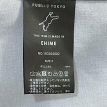 PUBLIC TOKYO コンフォートリラックスオーバーハーフスリーブシャツ_画像5