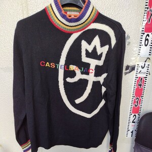 CASTELBAJAC メンズＬサイズ　長袖セーター　アンゴラ　カシミヤ含む　高級セーター　1／30