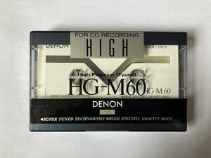 ★稀少 超美品 新品 未開封 特別★DENON HG-M 60分 カセットテープ デンオン デノン 日本コロムビア ハイポジション TYPEⅡ