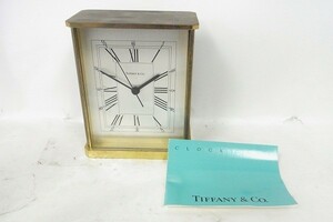 S203-Y25-1956 TIFFANY ティファニー 置時計 現状品①