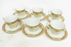 T339-Y30-605 OLD NORITAKE オールドノリタケ 日本陶器会社 カップ＆ソーサー 現状品①