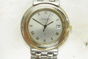 V286-Y31-667 ◎ BUCHERER ブヘラ 255.717 メンズ クオーツ 腕時計 現状品① ◎