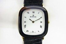 W084-Y30-649◎ EDOX 28010 メンズ クォーツ 腕時計 現状品③◎_画像1