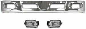  Mitsubishi Blue TEC Canter standard body for plating front bumper bumper corner crystal foglamp 5 point SET