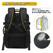 3WAYビジネスリュック 15.6インチ パソコン バックパック マチ拡張 180°開口 盗難防止リュック メンズ USB充電ポ ☆多形状選択/1点_画像5