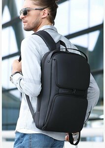 ビジネスリュック メンズバックパック usbポート付き 15.6インチラップトップ 多機能 通勤 通学 出張 旅行 カバン ☆2色選択/1点