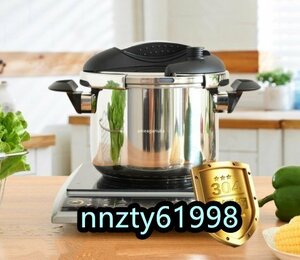  practical use * pressure cooker stainless steel pressure cooker both hand pressure cooker home use pressure cooker explosion proof large pressure cooker 2-4 person applying using safety 5L 22cm*14cm new goods unused 