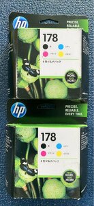 ★HP178 未開封純正 インクHP 178 4色マルチパック CR281AA 黒 シアン イエロー マゼンタ 2箱★J121980