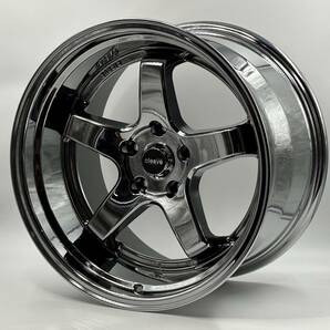 CLEAVE RACING FL53 18x10.5J +15 5-114.3 SMC 2本セット S13 S14 S15 180SX JZX90 JZX100 R34 C35 FD3S ドリフト スタンスの画像1