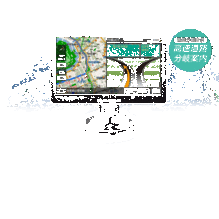 カーナビ 7インチ フルセグ ポータブルナビ 最新年度版地図搭載 ワンセグ 地デジチューナー内蔵 オービス対応_画像8