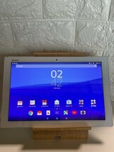 動作OK 【訳あり品】Xperia Z4 Tablet SOT31 [32GB] au ホワイト バッテリー訳あり品 Z11_画像1