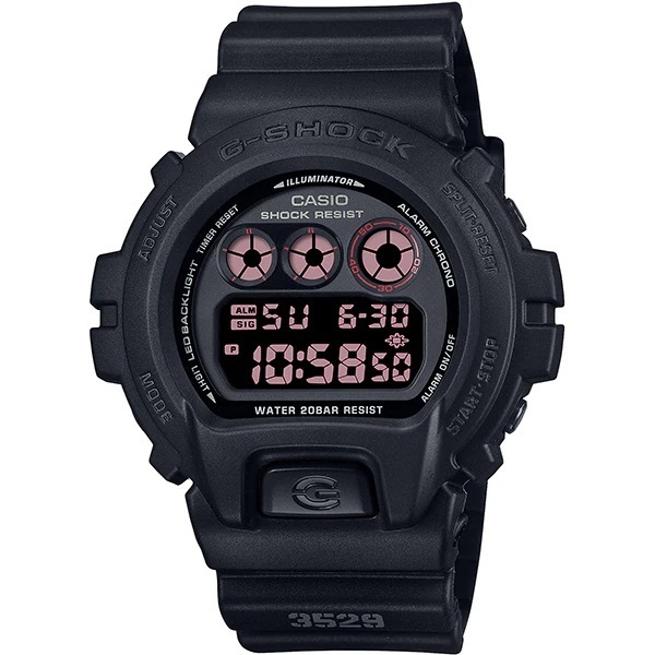 送料無料 特価 新品 カシオ正規保証付き G-SHOCK DW-6900UMS-1JF LEDバックライト デジタル 20気圧防水 耐衝撃 ブラック メンズ腕時計