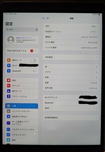 ipad air 第3世代 64GB Wi-Fi スペースグレイ MUUJ2J/A 本体のみ ケース付き 